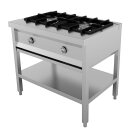 COMBISTEEL Gasherd 2 Brenner – 13 kW, mit...