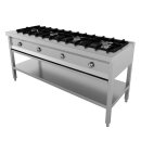 Combisteel Gasherd mit 4 Brenner - 4x 6,5 kW, 1685 x 600...