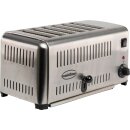 Combistelle Toaster mit 6 Schlitzen - Timer, Edelstahl,...