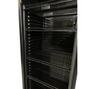 Gastro Kühlschrank mit Werbedisplay - abschließbar, 382 Liter, schwarz
