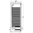 Combisteel Kühlschrank mit 419 Liter - Edelstahl, 1...