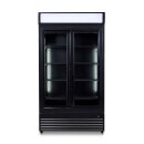 Kühlschrank Mit Schiebeglastüren Bez-780 Sl Schwarz