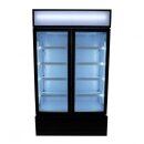 Combisteel Gastro-Kühlschrank FCU-750 – 2 Glastüren, 670 Liter, LED-Beleuchtung