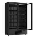 Kühlschrank 2 Glastüren Schwarz Jde-1000R Bl