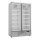 Combisteel Tiefkühlschrank JDE-1000F - 2 Glastüren, 1000 Liter, Umluftkühlung
