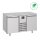 Kühltisch 1300x700x850 mm mit 2 Türen Monoblock