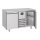 Kühltisch 1300x700x850 mm mit 2 Türen Monoblock