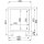 Kühltisch 2330x700x850 mm mit 4 Türen Umluft 632 Liter