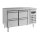 Combisteel Kühltisch mit 4 Schubladen - 282 Liter, Edelstahl, 1360 x 700 x 850 mm