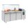 Combisteel Saladette für 4x 1/1Gn - mit 3 Türen, Umluftkühlung, Edelstahl, 230 V