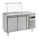 Combisteel Kühltisch mit 2 Türen - Glasfront,...