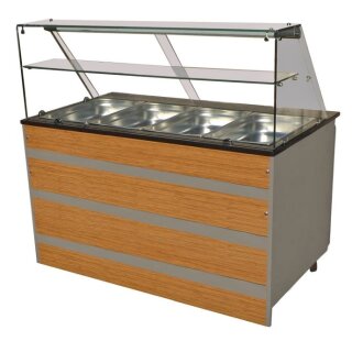 Combisteel gekühlte Buffettheke GN4/1 0–10°C -  LED, statisch - Salatbar- 230V