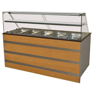 Combisteel gekühlte Buffettheke GN5/1 0–10°C -  LED, statisch - Salatbar- 230V