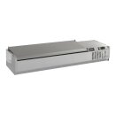 Combisteel Aufsatzkühlvitrine mit Edelstahldeckel...
