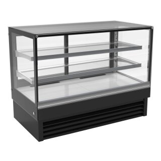Combisteel Kühlvitrine 1,5 m – gerade, freistehend, 324L, mit LED-Beleuchtung
