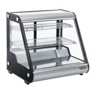 Combisteel Kühlvitrine 130 Liter - Umluft, LED-Beleuchtung, Tischgerät