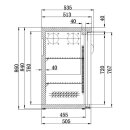 Combisteel Barkühler 3 Türen – 537 Liter,...