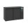 Combisteel Barkühler mit 320 Liter - 1380 x 550 x 950 mm, Umluft, schwarz