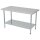 Edelstahl Arbeitstisch 1200x700 mm – mit Grundboden, demontabel, 200 kg Traglast