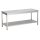 Combisteel Arbeitstisch mit Grundboden aus Edelstahl 1100x800x900mm