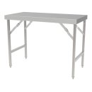 Combisteel Arbeitstisch ist klappbar aus Edelstahl...