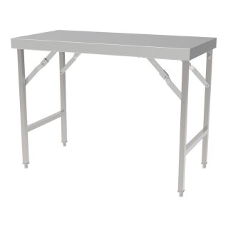 Combisteel Arbeitstisch ist klappbar aus Edelstahl 1500x700x850mm
