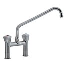 Combisteel Mischhahn mit 2 Loch Auslaufhahn