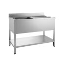 Combisteel Spültisch 1 Becken links mit Grundboden...