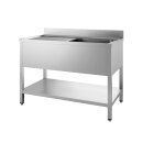 Combisteel Spültisch 1 Becken rechts mit Grundboden...