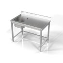 Combisteel Spültisch 1 Becken links  aus Edelstahl...