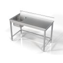 Combisteel Spültisch 1 Becken links aus Edelstahl...