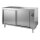 Combisteel Durchreiche Wärmeschrank mit 2 Türen aus Edelstahl 2000x600x850mm