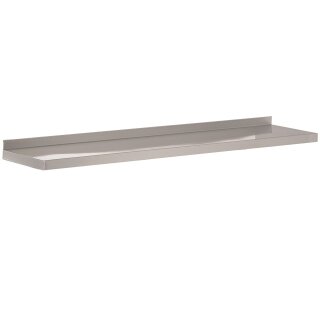 Combisteel Rfs Wandbord inklusive Konsolen aus Edelstahl AISI 430 800x400x36mm