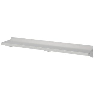 Combisteel Rfs Wandbord inklusive Konsolen aus Edelstahl AISI 430 1200x400x190mm