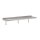 Combisteel Rfs Wandbord inklusive Konsolen aus Edelstahl 430 2000x400x320mm