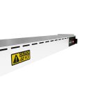 Combisteel Wärmestrahler aus Edelstahl  mit 3 Heizelementen 2000x180x90mm