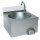 Combisteel Handwaschbecken Wandmodell mit Kniebedienung Edelstahl 400x400x235mm