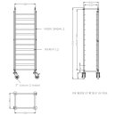 Combisteel Abräumwagen mit 12 Schienen für GN1/1