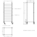 Combisteel Abräumwagen mit 12 Schienen für GN2/1