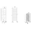 Combisteel Abräumwagen mit 16 Schienen für GN1/1