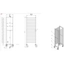 Combisteel Abräumwagen mit 18 Schienen für GN1/1