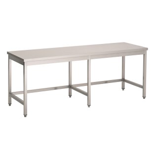 Combisteel Arbeitstisch aus Edelstahl 2800x800x900mm