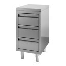 Combisteel Arbeitsschrank mit 3 Schubladen aus Edelstahl...