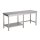 Combisteel Arbeitstisch mit  ½ Grundboden aus Edelstahl 1300x800x900mm