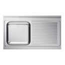 Combisteel Einbauspüle mit Becken links aus...