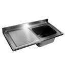 Combisteel Einbauspüle mit Becken rechts aus...
