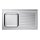 Combisteel Einbauspüle mit 1 Becken links aus Edelstahl 1200x700x40mm