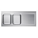 Gastro Spülbeckenplatte  1600x700 mm –...