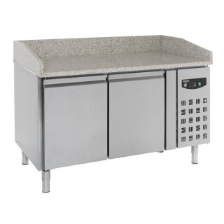 Combisteel Pizzakühltisch mit Granitplatte und 2 Türen