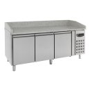 Combisteel Pizzakühltisch mit Granitplatte und 3...